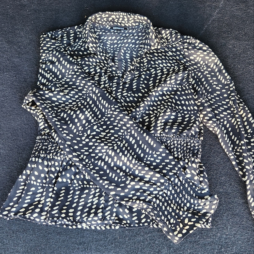 Express size large long sleeve blouse